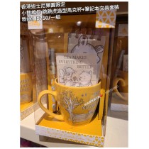 香港迪士尼樂園限定 小熊維尼 跳跳虎造型馬克杯+筆記本文具套裝